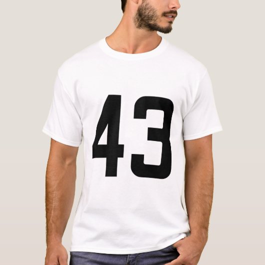 数値43 Tシャツ (正面)