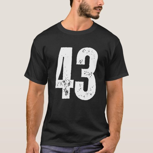 数値43 Tシャツ (正面)
