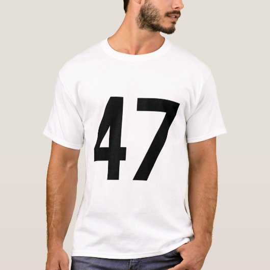 数値47 Tシャツ (正面)