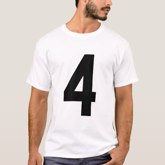 数値4 Tシャツ (正面)