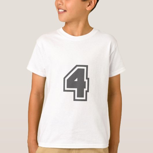 数値4 Tシャツ (正面)