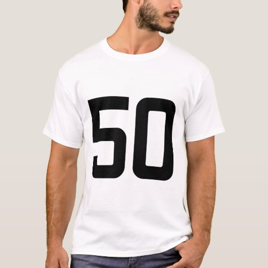 数値50 Tシャツ (正面)