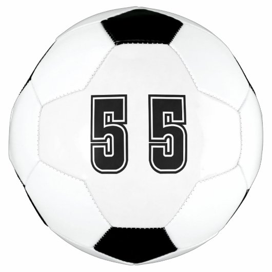 数値55 サッカーボール (正面)