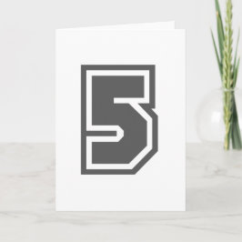 数値5 カード
