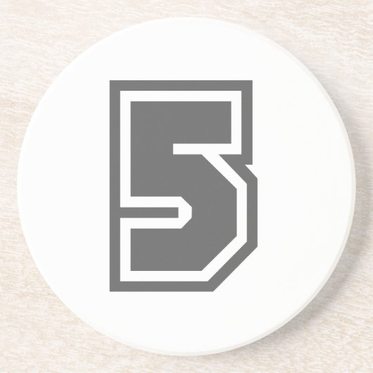 数値5 コースター (正面)