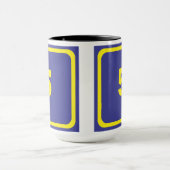 数値5 マグカップ (中央)