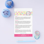 数値5.5x8.5チラシ チラシ (シングル)