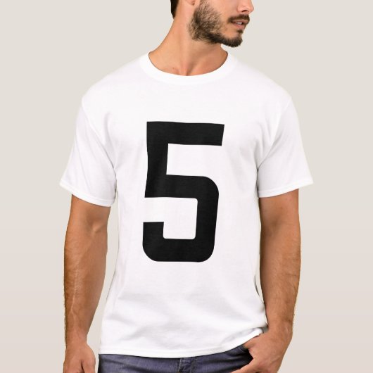 数値5 Tシャツ (正面)