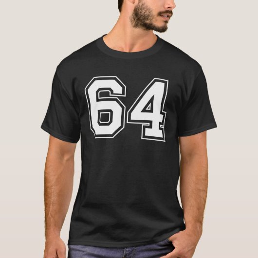 数値64 Tシャツ (正面)