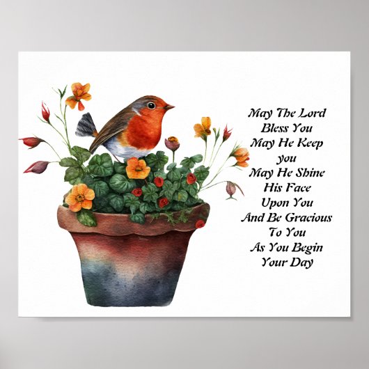 数値6:24-26の毎日の恵み ポスター (正面)