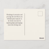 数値6 24-26主あなた賛美のフローラ水色 ポストカード (裏面)