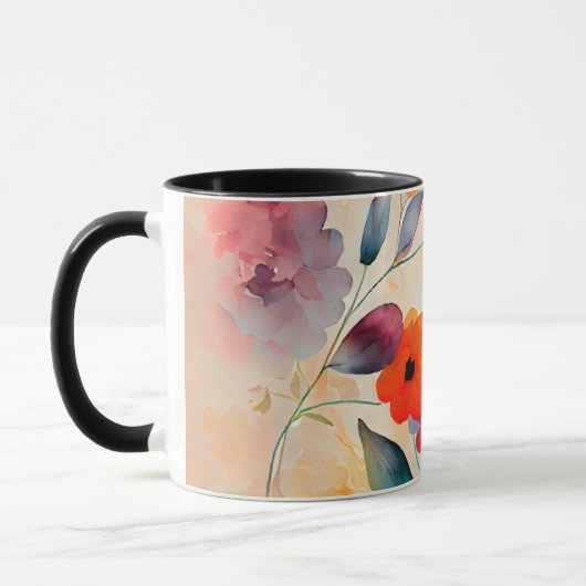 数値6 24-26主あなた賛美のフローラ水色 マグカップ (左)