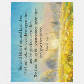 数値6:24-26 フリースブランケット (正面)