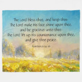 数値6:24-26 フリースブランケット (正面(横))