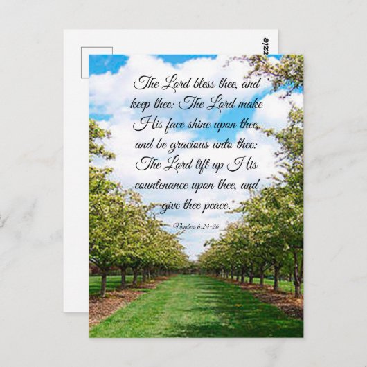 数値6:24-26 ポストカード (正面/裏面)