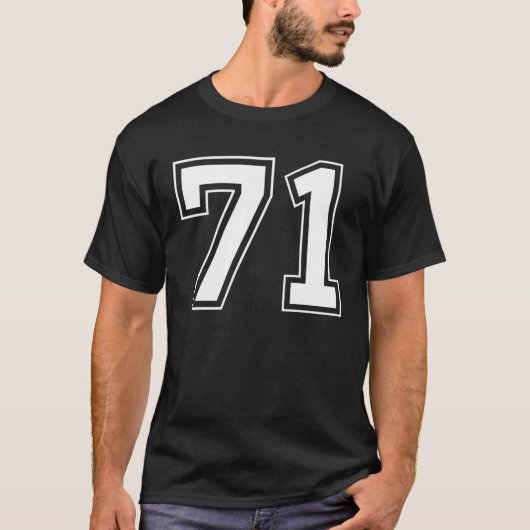 数値71 Tシャツ (正面)