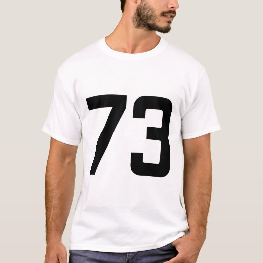 数値73 Tシャツ (正面)