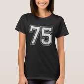 数値75 Tシャツ (正面)