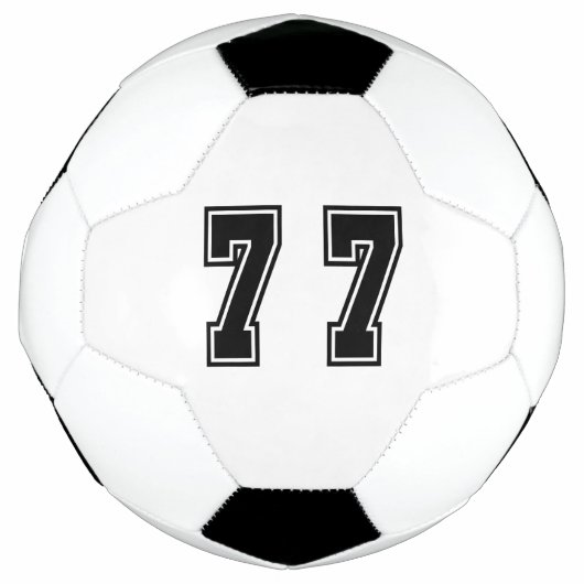 数値77 サッカーボール (正面)