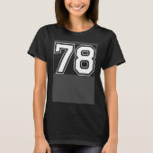 数値78 Tシャツ (正面)
