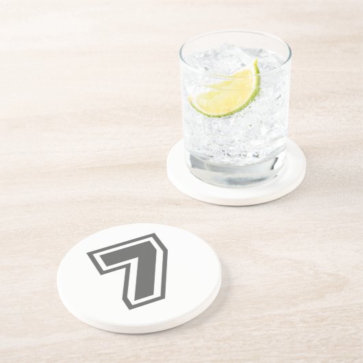 数値7 コースター (側面)