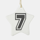 数値7 セラミックオーナメント (右)