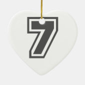数値7 セラミックオーナメント (裏面)