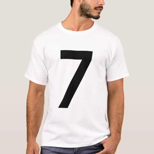 数値7 Tシャツ (正面)