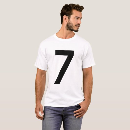 数値7 Tシャツ (正面フル)