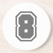 数値8 コースター (正面)