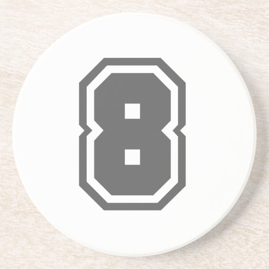 数値8 コースター (正面)