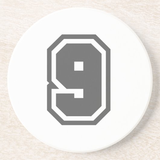 数値9 コースター (正面)