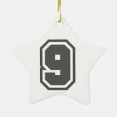 数値9 セラミックオーナメント (裏面)