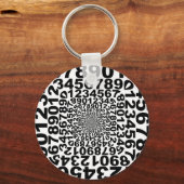 数値 キーホルダー (正面)