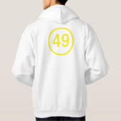 数値, 49,円 パーカ (裏面)