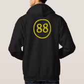 数値, 88,円 パーカ (裏面)