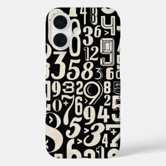 数値 iPhone 16ケース
