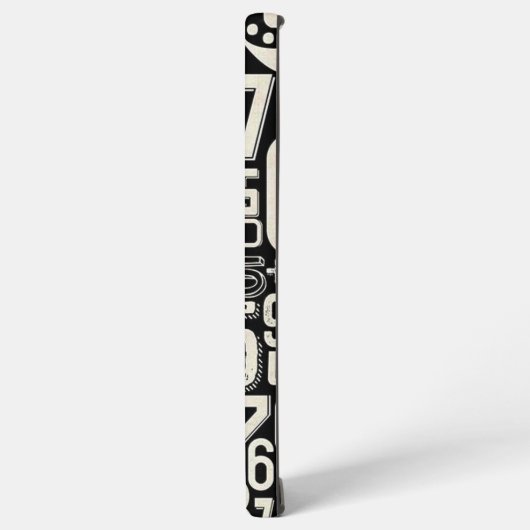 数値 SAMSUNG GALAXYケース (左側面)