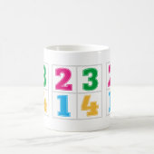 数列1234 コーヒーマグカップ (中央)