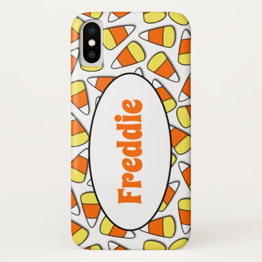 数十のキャンディーコーンと人の名前 Case-Mate iPhoneケース (裏面)
