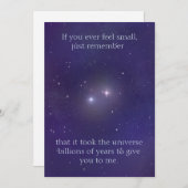 数十億年を費やした愛 シーズンカード (正面/裏面)