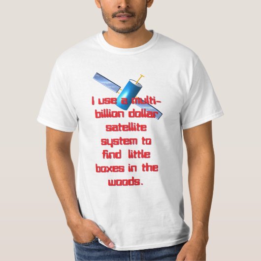 数十億衛星システム Tシャツ (正面)