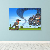 数十億 キャンバスプリント (インサイチュ (ウッドフロア))