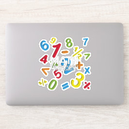 数字がすべてを数える唯一の科目 シール