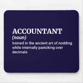 数字が存在しない – 会計士おもしろいさん マウスパッド
