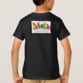 "数字で遊ぼう" Tシャツ (裏面)