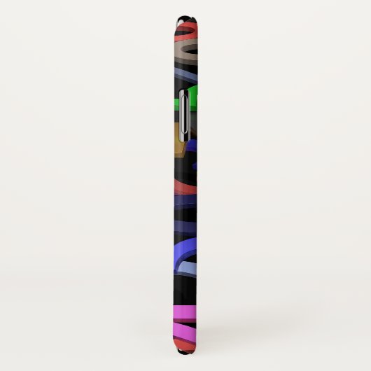 数字のジャンプイメージ Case-Mate iPhoneケース (裏面/右)