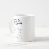 数字の向こう側 | 真の数学理解 コーヒーマグカップ (正面左)