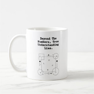 数字の向こう側 真の数学理解 コーヒーマグカップ