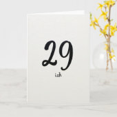 数字の誕生日カード カード (黄色い花)